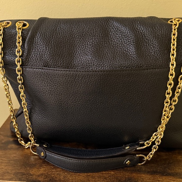 MCM Black Shoulder Bag with Gold Hardware MCM Handbag Authentic MCM - Picture 11 of 15